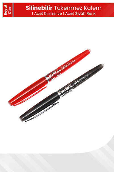 Erasable Ballpoint Pen - 1 Red 1 Black