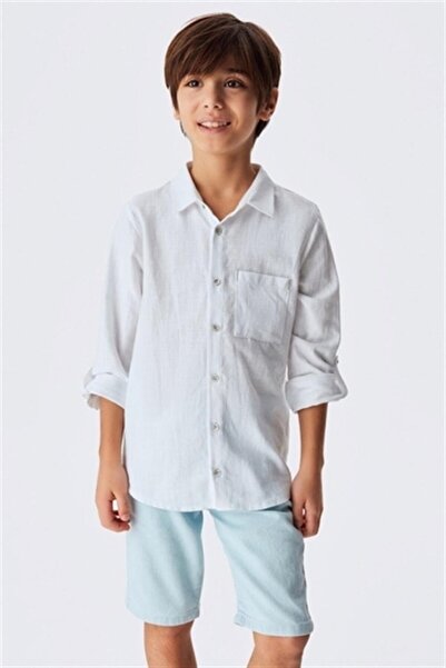 nk kids Erkek Çocuk Kanvas Şort