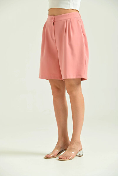 Park Karon Long Powder Colored Basic Women's Shorts