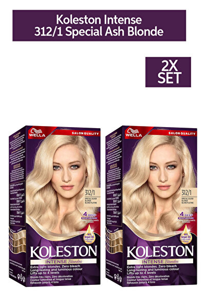 Wella Koleston Intense Blondes – Long-Lasting, Vibrant Hair Color – 312/1 Spe...