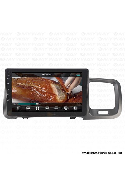 MYWAYY Araç Multimedya Volvo S60 Android 12 Carplay 4Gb Ram + 64Gb Hdd Navigasyon Ekran MYW