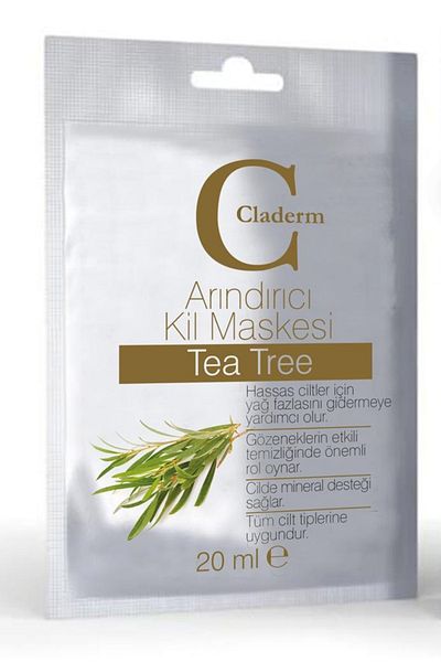 Claderm Clay Mask 20 ml Sachet – Tea Tree
