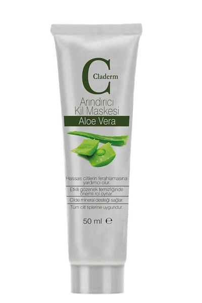 Claderm 50 ml Clay Mask – Aloe Vera