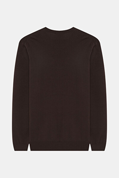 W Collection Brown Polo Neck Long Sleeve Sweatshirt