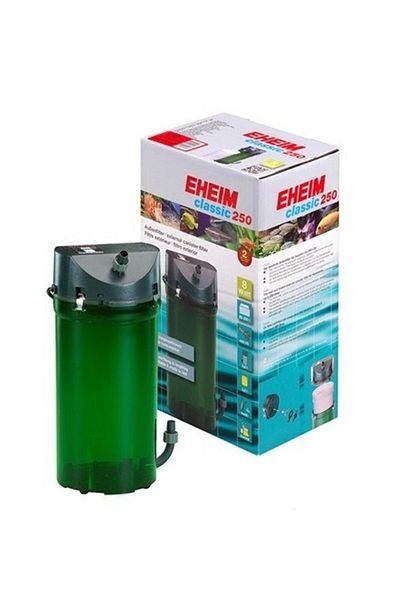 Eheim Classic 250-2213-02 External Filter with Tap 8w 440l and Full Inside
