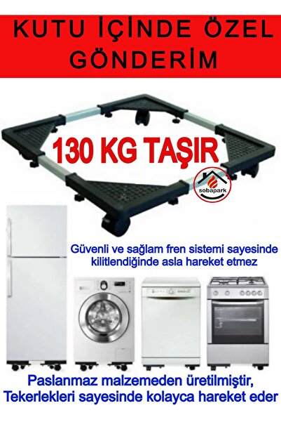 çeksür Tekerlekli Teleskopik Buzdolabı Altlığı Çamaşır Makinesi Altlığı Beyaz Eşya Soba Taşıma Altlığı