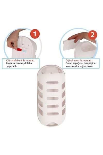 Saban Bag Holder White