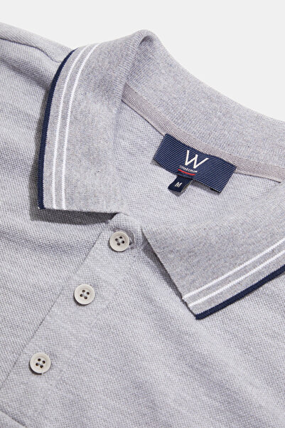 W Collection Ekru Polo Collar T-Shirt