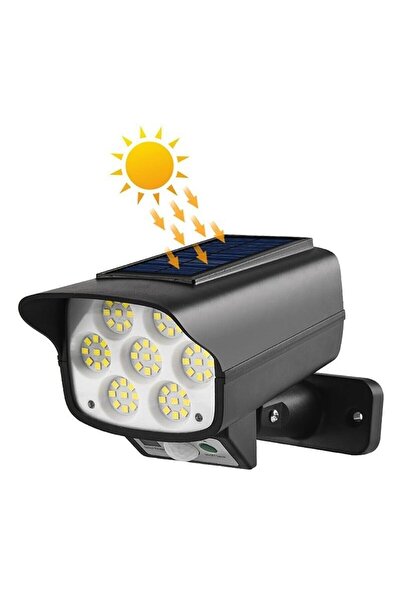 gaman 63 Led Hareket Sensörlü Kumandalı Güneş Enerjili Led Solar Bahçe Lambas...