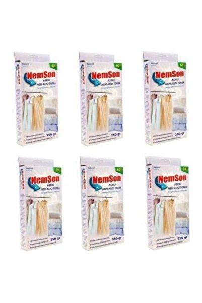 Saban 6 Adet - 250Gram - Nemson Nem Alıcı Askılık