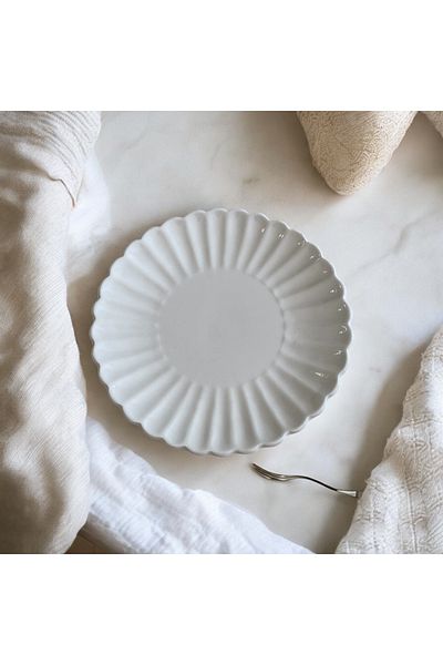 terraco ceramic Handmade Ceramic Plate , Coaster 17 cm Relief