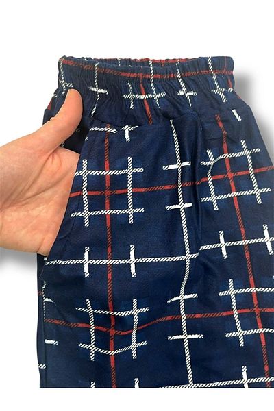 Erdenay Tekstil Unisex Suede Sleepwear Bottom - Τσέπες και μεταξένια υφή