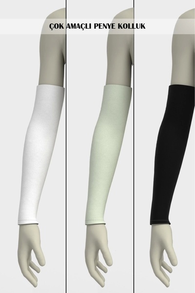 Erdenay Tekstil 1 ζευγάρι χτενισμένα βαμβακερά μανίκια προσευχής