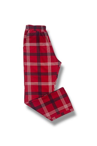 Erdenay Tekstil Unisex Suede Pajama Bottoms - Pockets and Silky Texture