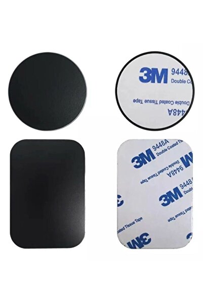 PSGT [2adet] Araç Içi Mıknatıslı Telefon Tutucular Için 3m Bantlı Metal Plaka...