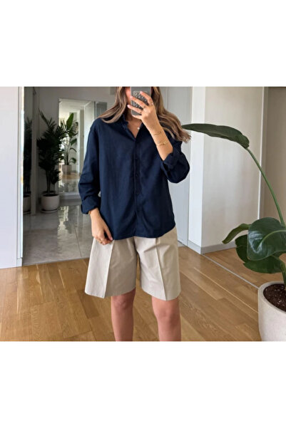 Lavanta Tekstil قميص كتان مختلط