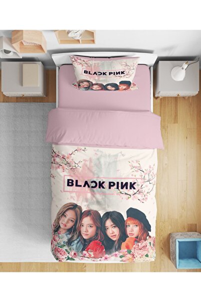 Erays Home Μαύρο ροζ 3d Σετ Παπλωματοθήκη για Μονόκλινο Νεαρό Κορίτσι χωρίς σ...