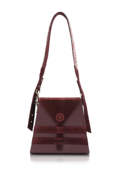 D'ylla Atelier PERENA Serisi Deri Süet Kadın Omuz Çantası - Şık, Dayanıklı, A...