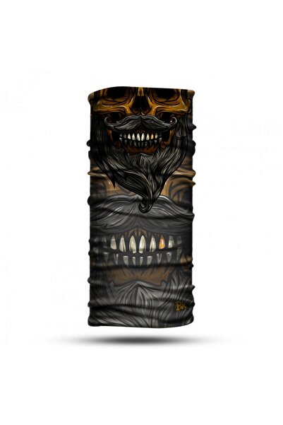 Bu Da Kaçar Mı طوق للرقبة على شكل قناع دراجة نارية - للجنسين، قابل للتنفس، مق...