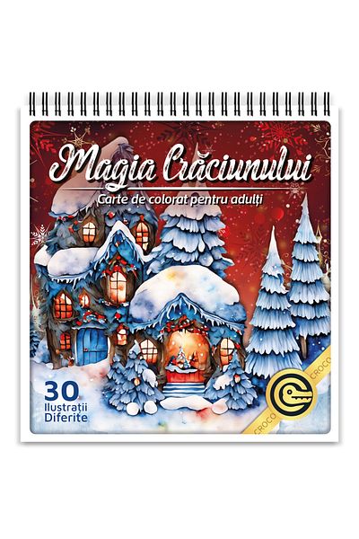 OEM Adult Coloring Book, The Magic of Christmas, 30 Christmas Illustrations
