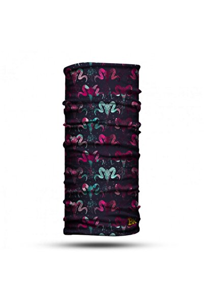 Bu Da Kaçar Mı طوق للرقبة على شكل قناع دراجة نارية - للجنسين، قابل للتنفس، مق...