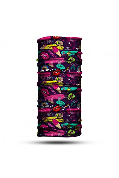 Bu Da Kaçar Mı طوق للرقبة على شكل قناع دراجة نارية - للجنسين، قابل للتنفس، مق...