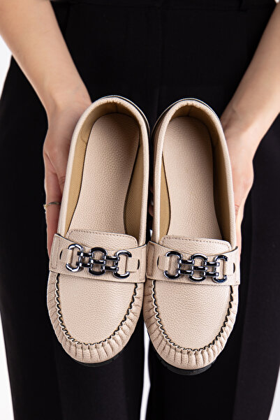 Slipcat Women's Ballerinas Light Comfortable Sole Orthopedic Leather Skin Mother Shoes