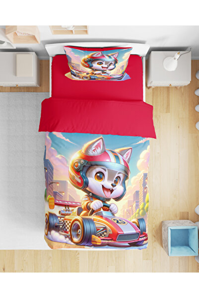 Erays Home 3D Digitalna štampa komad mačka Set posteljine - Trkač mačka - Jed...