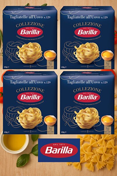 Barilla Tagliatelle Makarna 450 g x 4 adet