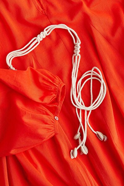 H&M Macramé-belt dress