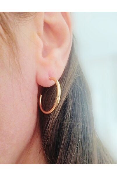 TREND Thin Gold Half Hoop Earrings - Classic Everyday Wear Simple Earrings