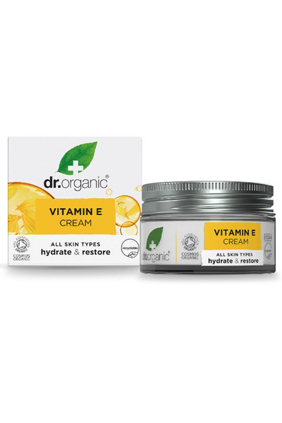 Dr. Organic Dr Organic Vitamin E Hydrating Cream for All Skin Types, 50ml