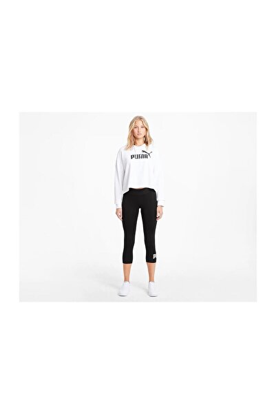 Puma ESS 3/4 LOGO LEGGINGS Giyim Kadın