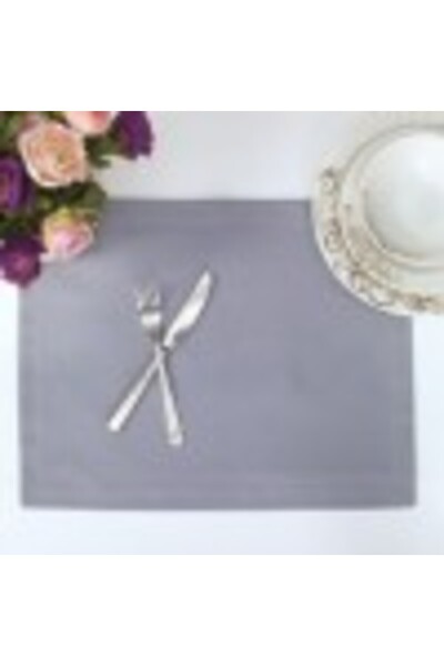 Tropikhome Tablecloth and 6 napkins set, Tropik Home, Grey