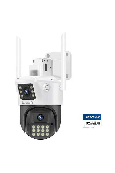Loosafe 80mx Wireless Cctv Dual Surveillance Camera