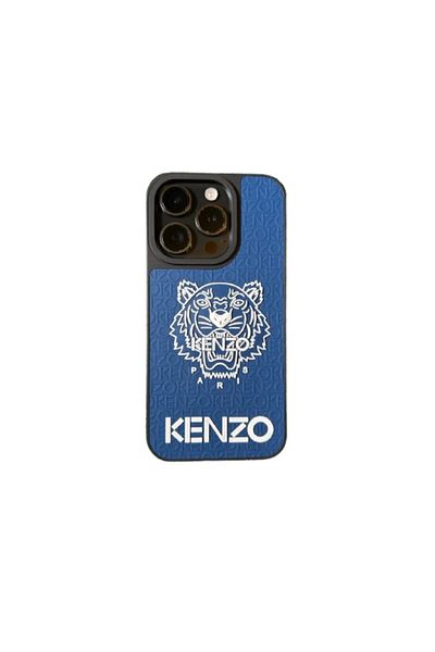 Kenzo Phone Case Compatible with iPhone 15 Pro Max - Blue