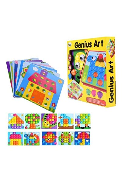Other QM L Educational Idea Buttons Game Set of 57 Pieces Model FN-M9A 20x20x5cm