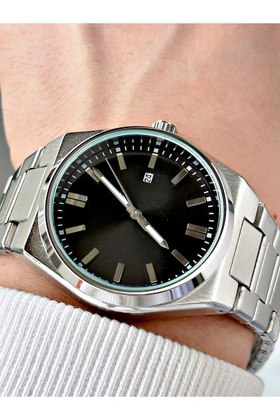 saatistasyonu Steel Cord Men's Wristwatch