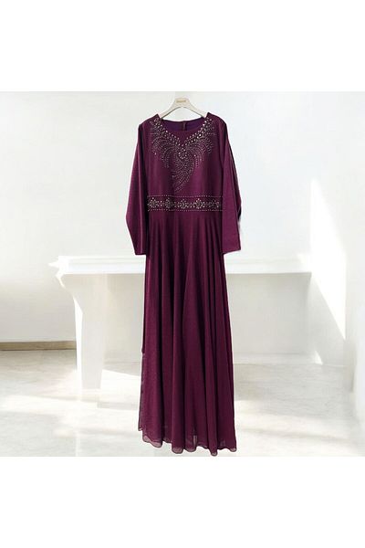 RENAR Stylish Hijab Evening Dress Graduation Dress Wedding Engagement