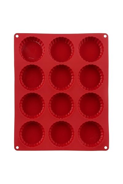 Secret de Gourmet Segret de Gourmet silicone cake mold, 12 cakes, 36.9 x 26 x H 2.6 cm