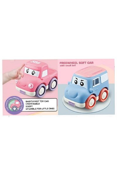rexa Toddler Car Toy Set – Soft & Safe Push Cars