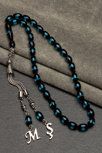 OTTOTESBİH Gift Prayer Beads, Amber Prayer Beads, Lettered Prayer Beads, Wooden Boxed Prayer Beads