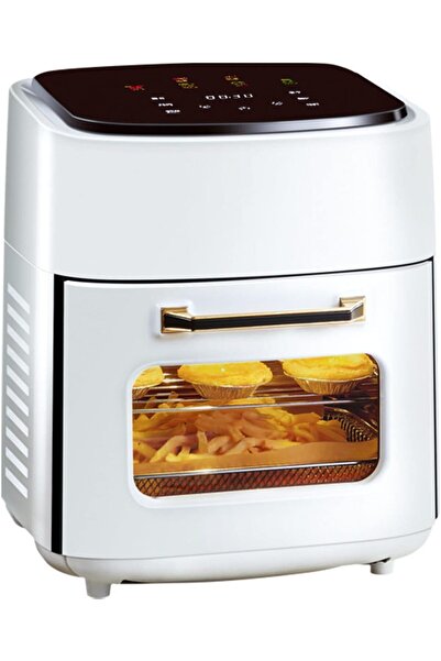 GÜMRÜK BEY AF-15 5 Fonksiyonlu 15 Litre Dijital Ekran Hızlı Hava Akışı Led Ekranlı Yapışmaz Sepetli Air Fryer