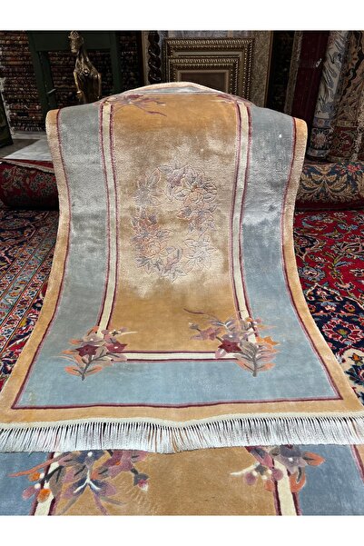 RD RAMAZAN DAĞ EL HALI SANATI El Dokuma Çin İpek Halısı Ebat 140x80