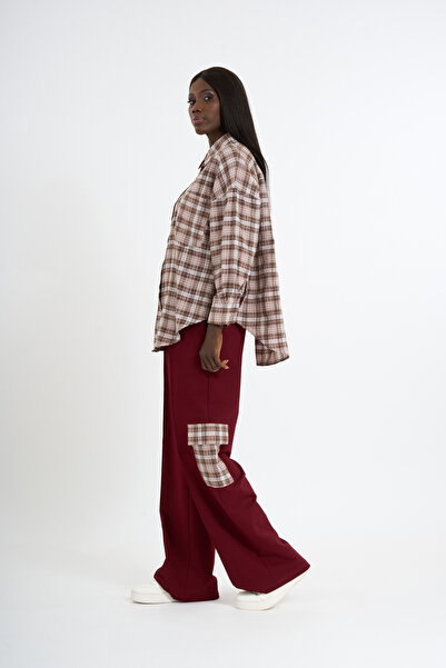 HANIQA Women's Sports Casual Suit with Plaid Detail | 36-42