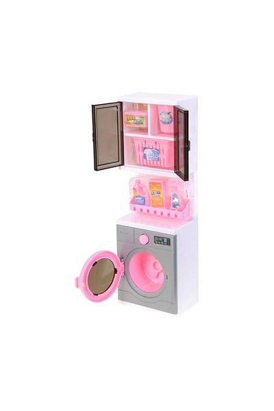 hak-iş oyuncak Boxed 2-Piece Toilet Washing Machine Cabinet Set