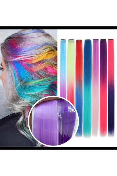 AresTokaAksesuar двуцветна закопчалка за коса аксесоар за коса тинсел коса