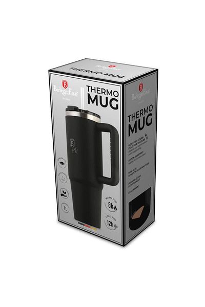 Berlinger Haus Termos cu pereți dubli BerlingerCup 1 l Colecția Matte Black