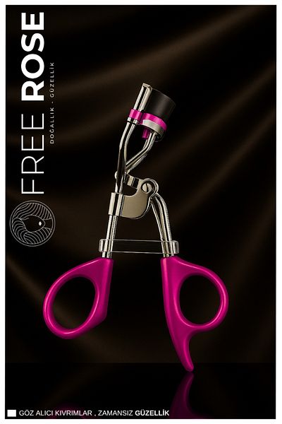Free Rose Pink Eyelash Curler An-2