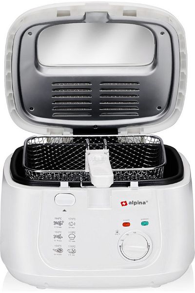 Alpina Deep Fryer Oli Fryer 2.5 L 1800w Overheat Protection